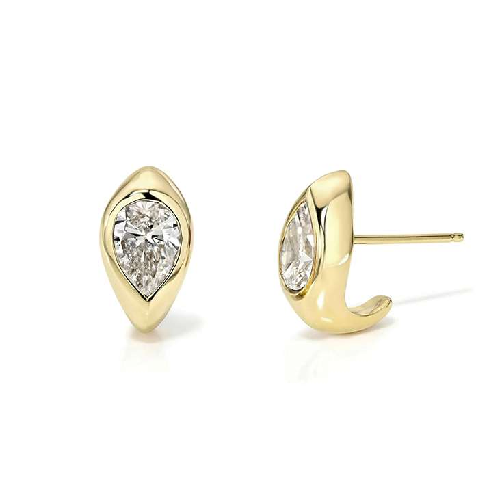Jacques Pear Earrings