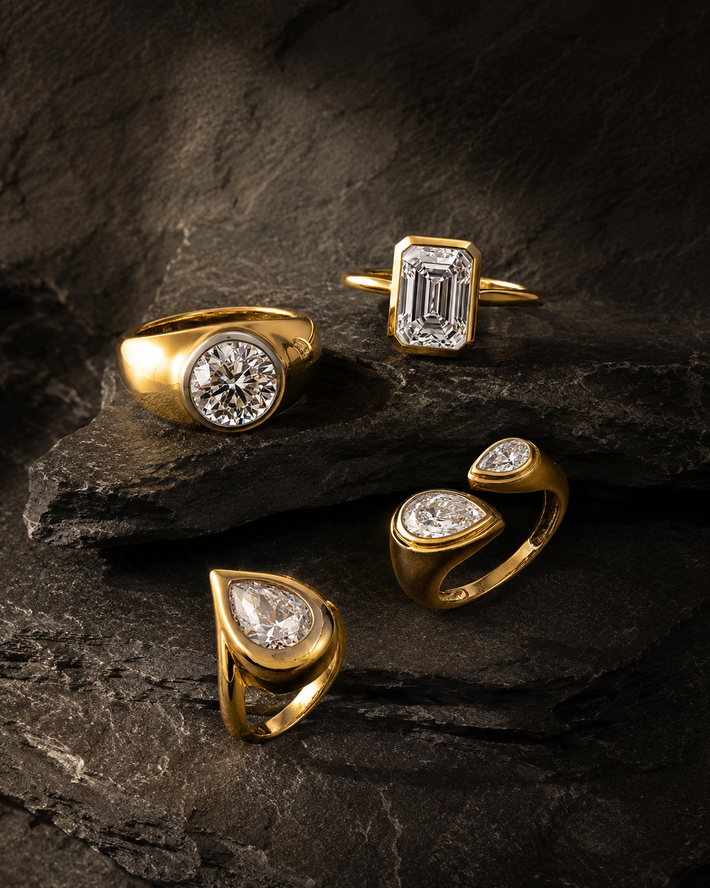 Jacques Signature Emerald Ring