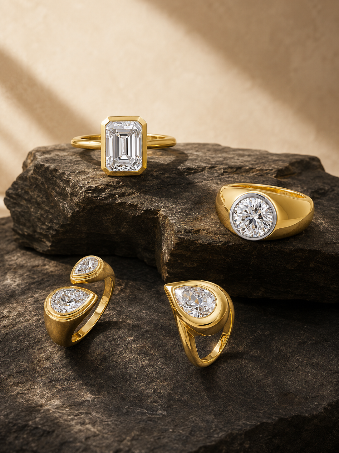 Jacques Signature Emerald Ring